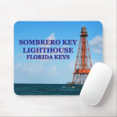 Tapis De Souris Phare de Sombrero Key, Floride Keys Mousepad (Avec souris)