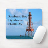 Tapis De Souris Phare de Sombrero Key, Floride Mousepad (Avec souris)