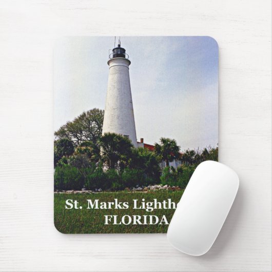 Tapis De Souris Phare de St Marks, Floride Mousepad (Avec souris)