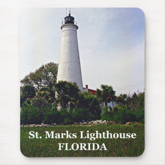 Tapis De Souris Phare de St Marks, Floride Mousepad (Devant)