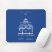 Tapis De Souris Phare de Thomas Point Shoal - Maryland - AD (Avec souris)