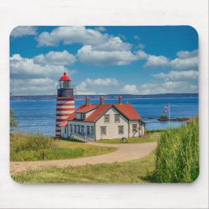 Tapis De Souris Phare de West Quoddy Head, Lubec, Maine
