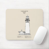 Tapis De Souris Phare de Yaquina Head - Oregon - SBD (Avec souris)