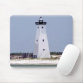 Tapis De Souris Phare d'île de bateau (Avec souris)