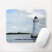 Tapis De Souris Phare d'île de Cockspur (Avec souris)