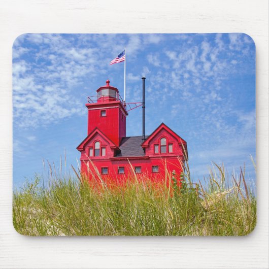 Tapis De Souris Phare du Big Red au Michigan (Devant)