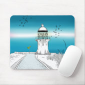 Tapis De Souris Phare du Cap Reinga NZ (Avec souris)