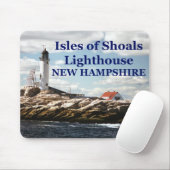 Tapis De Souris Phare Isles of Shoals, New Hampshire Mousepad (Avec souris)