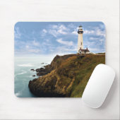 Tapis De Souris Phare | la Californie de point de pigeon (Avec souris)