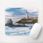 Tapis De Souris Phare Mousepad de point de pigeon (Avec souris)