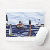Tapis De Souris Phares de Côte du Golfe (Avec souris)