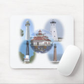 Tapis De Souris Phares de Côte du Golfe (Avec souris)