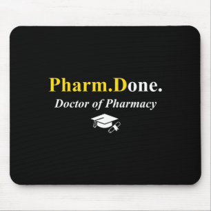 Tapis De Souris Pharm.terminee. docteur en pharmacie pharmd