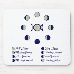 Tapis De Souris Phases de lune