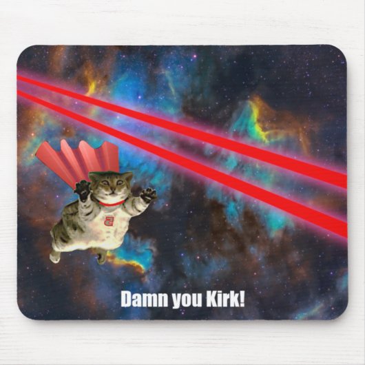 Tapis De Souris Phasques d'évasion Spacecat (Devant)