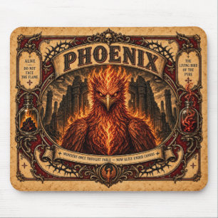 Tapis De Souris Phénix, Monstre de Cirque Vintage