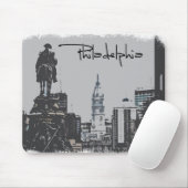 Tapis De Souris Philadelphie Mousepad (Avec souris)