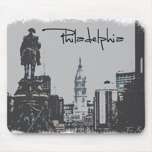 Tapis De Souris Philadelphie Mousepad (Devant)