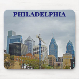 Tapis De Souris Philadelphie Skyline de la promenade fluviale
