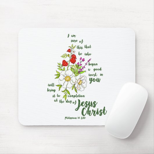 Tapis De Souris Philippiens 1:6 (Avec souris)