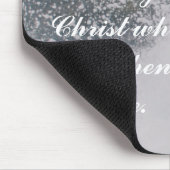 Tapis De Souris Philippiens 4:13 Bible Verse Majestic Océan (Coin)