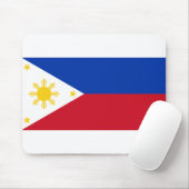Tapis De Souris Philippines Flag (Avec souris)