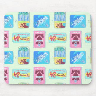 Tapis De Souris Philly Tin Fish Mousepad - Philadelphia Gift