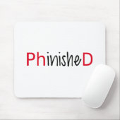 Tapis De Souris Phinished, l'art de mot, conception des textes (Avec souris)
