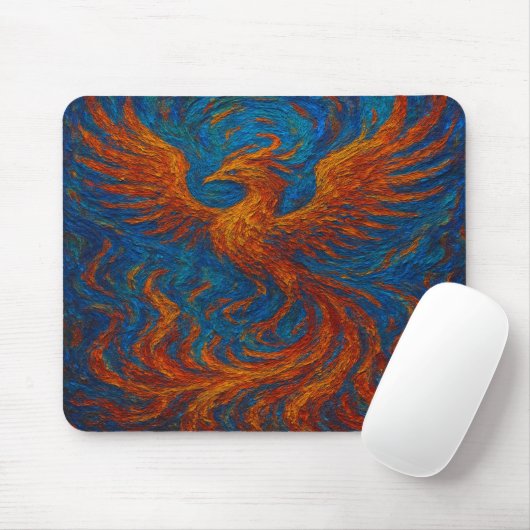 Tapis De Souris Phoenix Abstract (Avec souris)