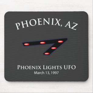 Tapis De Souris Phoenix allume l'UFO