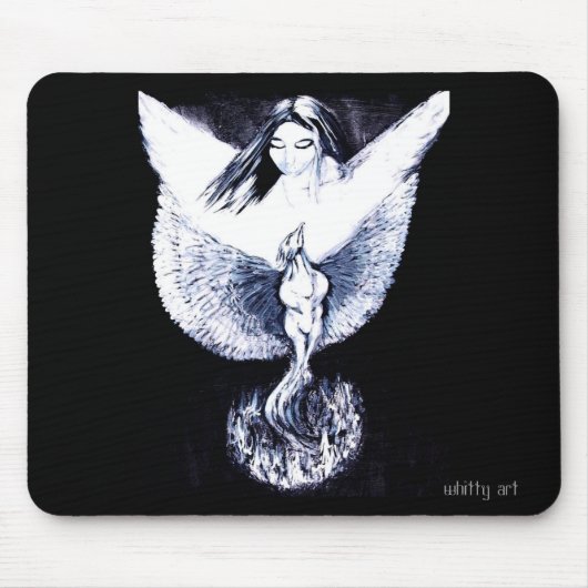 Tapis De Souris PHOENIX Mousepad EN HAUSSE (Devant)