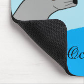 Tapis De Souris Phoques de port en amour (Coin)