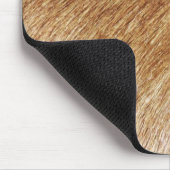 Tapis De Souris Photo Brown Mousepad de texture de fourrure (Coin)