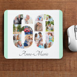 Tapis De Souris Photo Collage 60e anniversaire Numéro 60 Mint<br><div class="desc">Créez votre propre tapis de souris personnalisé pour un cadeau unique de 60e anniversaire. Le collage photo numéro 60 est sur un arrière - plan blanc avec des bordures vert menthe. Le design comprend jusqu'à 15 photos différentes - de différentes formes et tailles - pour vous donner beaucoup de flexibilité...</div>