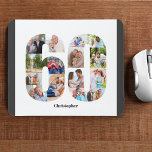 Tapis De Souris Photo Collage 60e anniversaire Numéro 60 Personnal<br><div class="desc">Créez votre propre tapis de souris personnalisé pour un cadeau unique de 60e anniversaire. Le collage photo numéro 60 est sur un arrière - plan blanc avec des bordures gris charbon intelligent. Le design comprend jusqu'à 15 photos différentes - de différentes formes et tailles - pour vous donner toute la...</div>