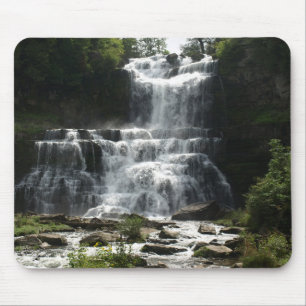 Tapis De Souris Photo de cascade sur un