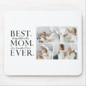 Tapis De Souris Photo de collage moderne (Devant)