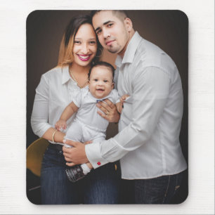 Tapis De Souris Photo de famille personnalisée personnalisée perso