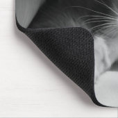 Tapis De Souris Photo de Kitten noir et blanc (Coin)
