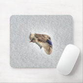 Tapis De Souris Photo de la faune de Mallard Duck Birlover (Avec souris)