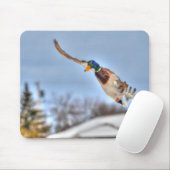 Tapis De Souris Photo de la faune de Mallard Duck Birlover (Avec souris)