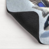 Tapis De Souris Photo de la faune de Mallard Duck Birlover (Coin)