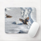 Tapis De Souris Photo de la faune de Mallard Duck Birlover (Avec souris)