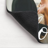 Tapis De Souris Photo de mariage personnalisée script d'amour (Coin)