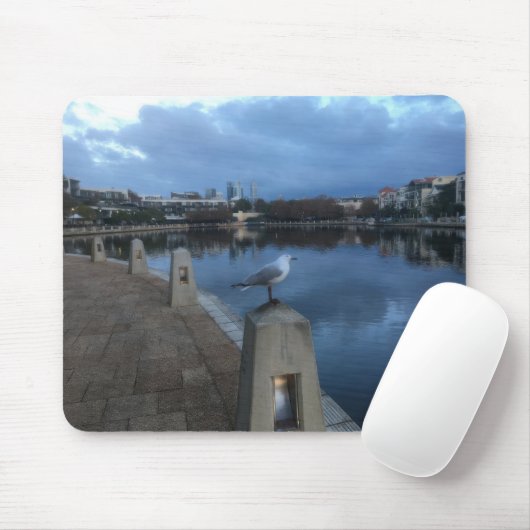 Tapis De Souris Photo de mouette (Avec souris)