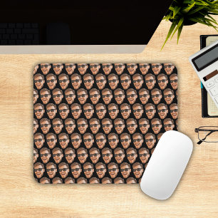 Tapis De Souris Photo de visage personnalisée drôle