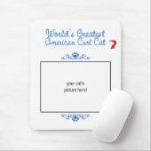 Tapis De Souris Photo faite sur commande ! Le plus grand chat (Avec souris)