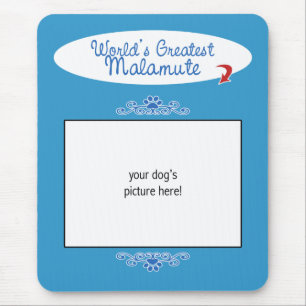 Tapis De Souris Photo faite sur commande ! Le plus grand Malamute