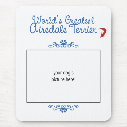 Tapis De Souris Photo faite sur commande ! Mondes plus grand (Devant)