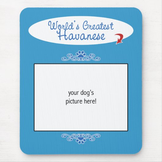 Tapis De Souris Photo faite sur commande ! Mondes plus grand (Devant)